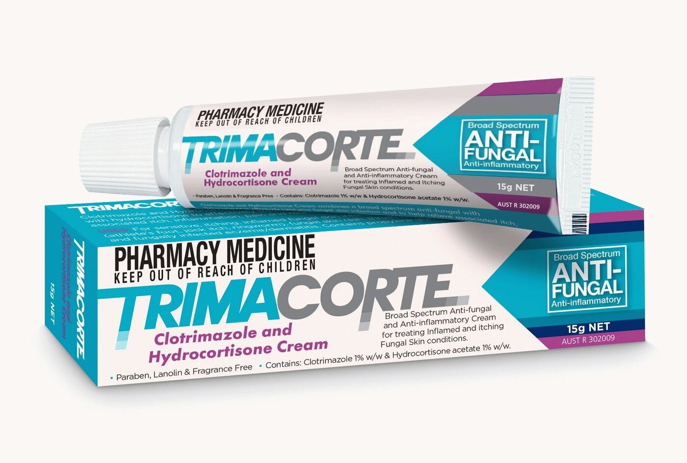 TRIMACORTE CLOTRIMAZOLE/HYDRO 15G CRM CLOTRIMAZOLE&HYDROCORTISONE ANTI