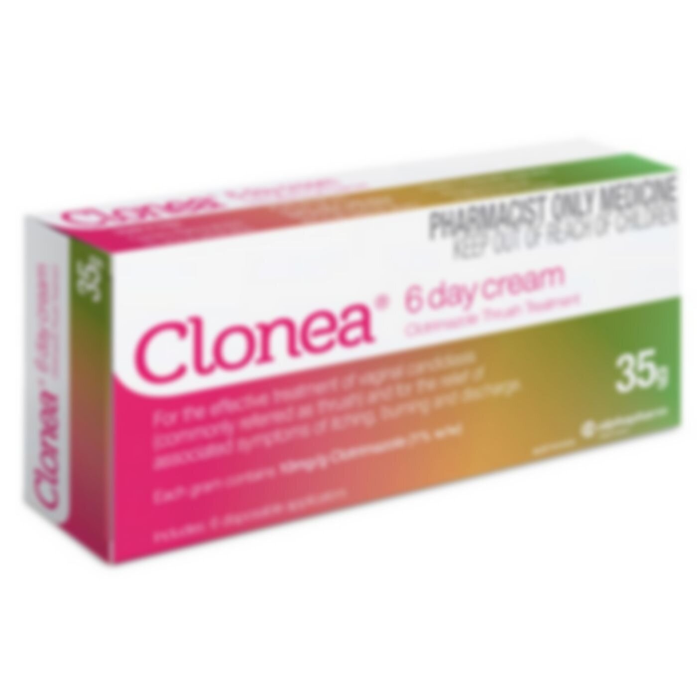 CLONEA 6 DAY CREAM 10MG/G 35G TUBE AP AU DCRM 10MGG (PHARMACIST ONLY