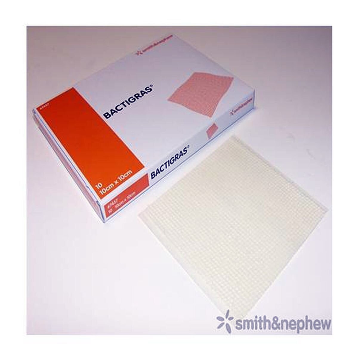 BACTIGRAS 10X10CM CHLORHEXIDINE ACETATE BOX 50 First Aid Wound