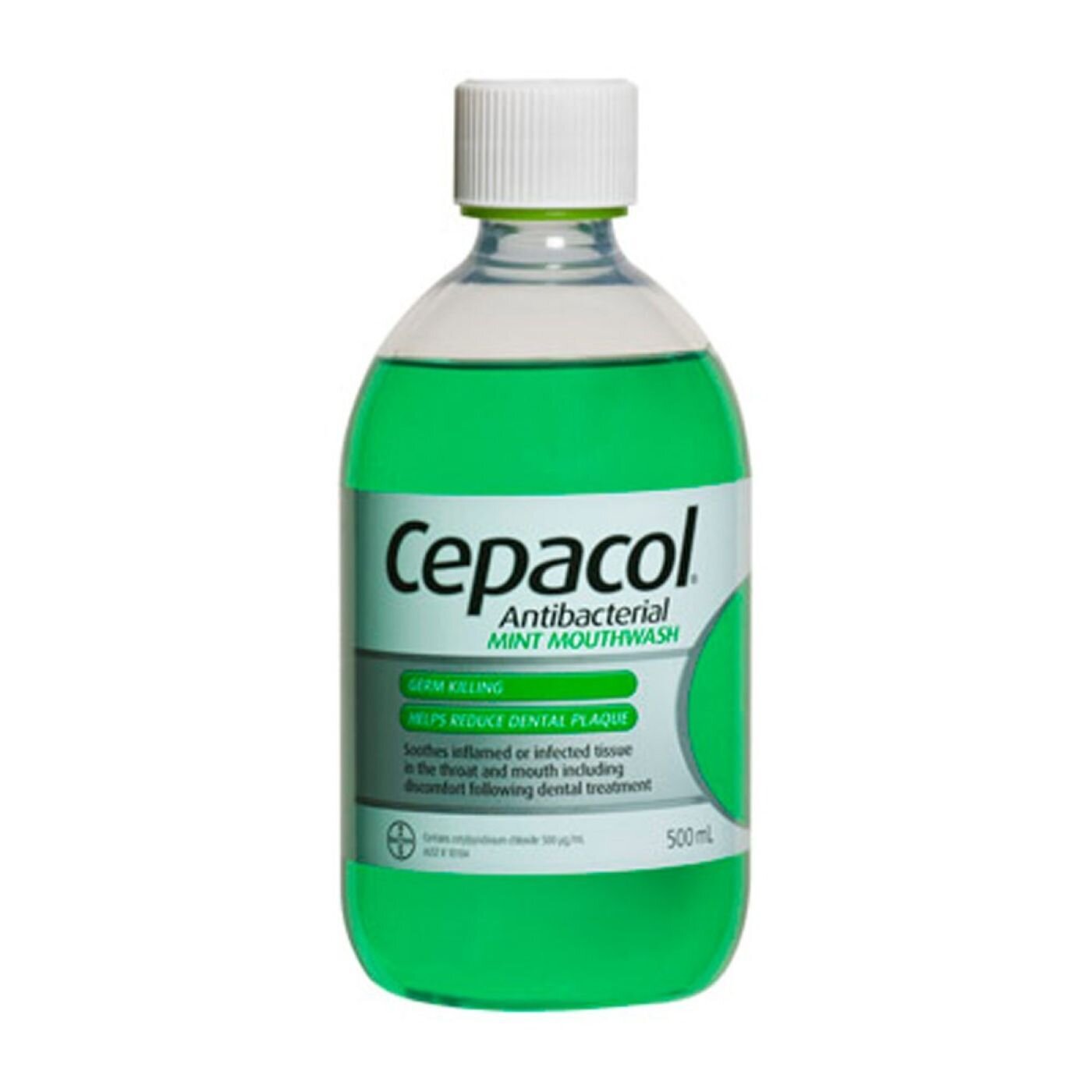 CEPACOL MOUTHWASH MINT 500ML ANTIBACTERIAL SOLN Personal Care Oral Hygiene and Dental Care