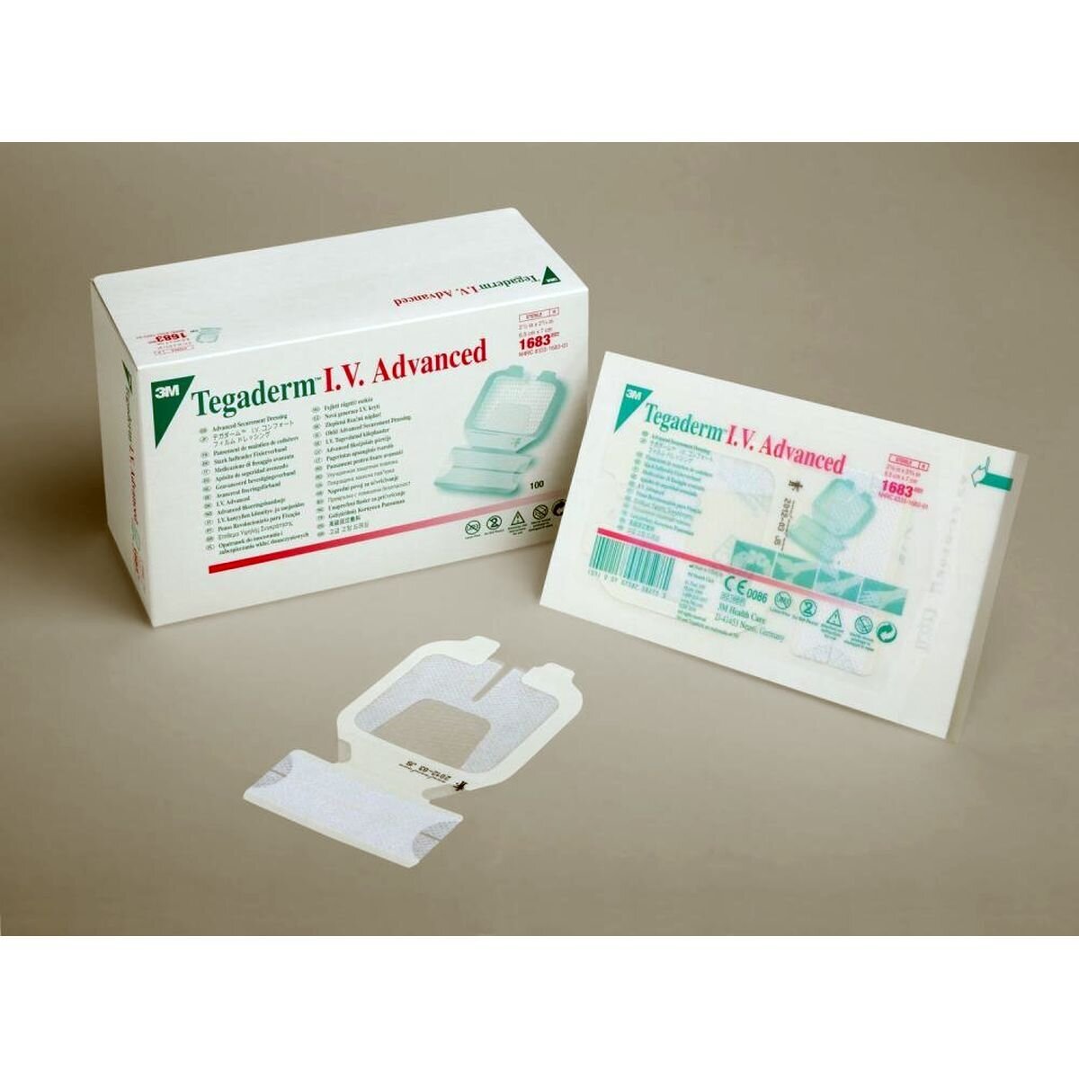 DRESSING TEGADERM IV ADVANCED 6.5CM X 7CM SECUREMENT BOX 100 First Aid