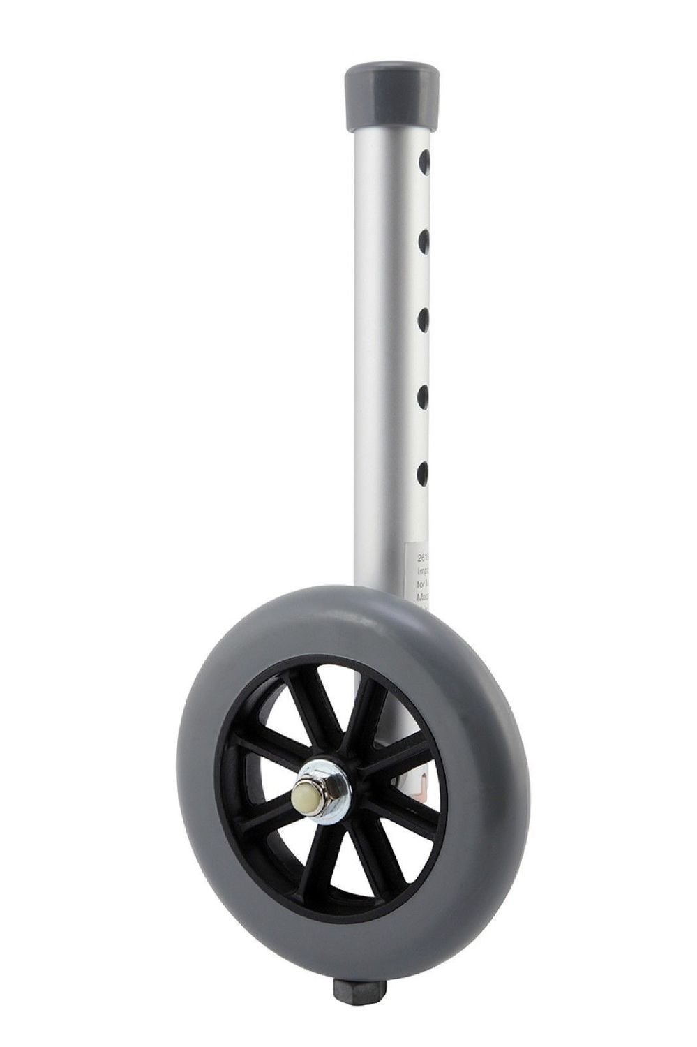 MLE EURO FOLDING WALKING FRAME WHEELS 5 PAIR (GREY) MAKING LIFE EASY