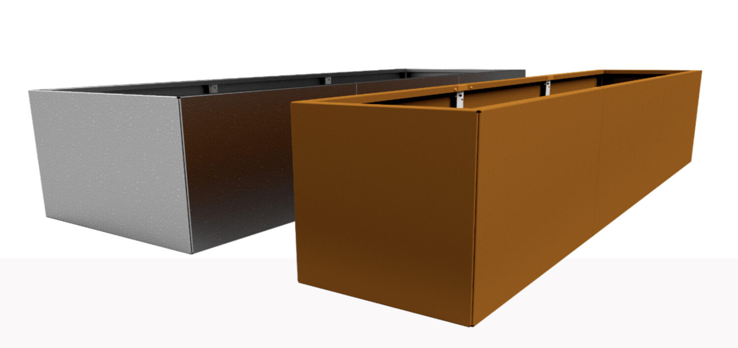 Straightcurve Fixed Height Planter Box 400MM per panel