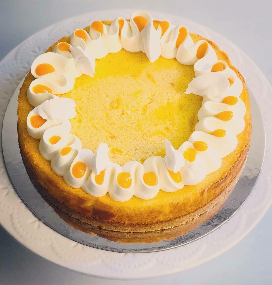 Baked Mango Cheesecake