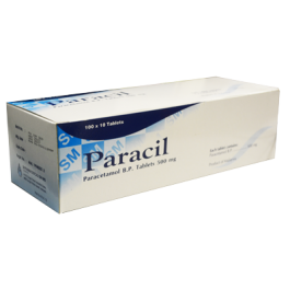 take a fever paracetamol for 500 Tabs) mg Paracetamol (20
