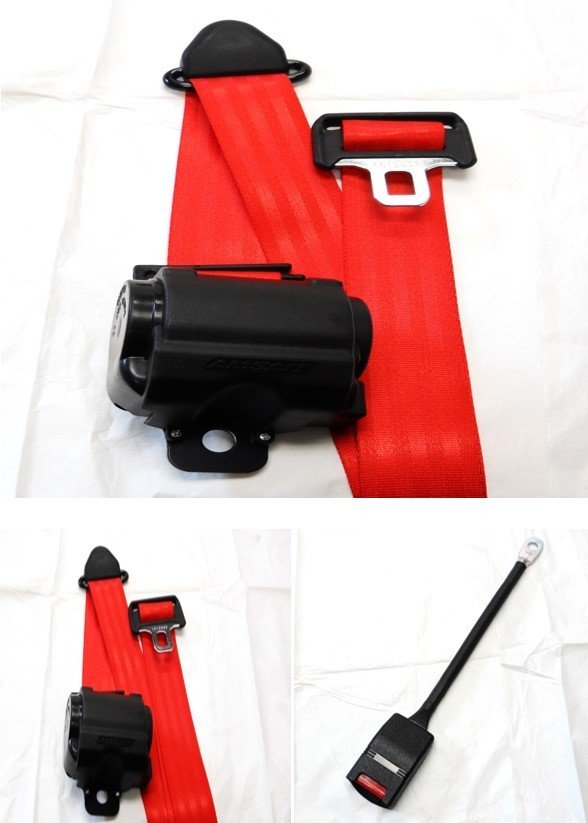 Seat belt, 3pt. retractor / NO buckle end