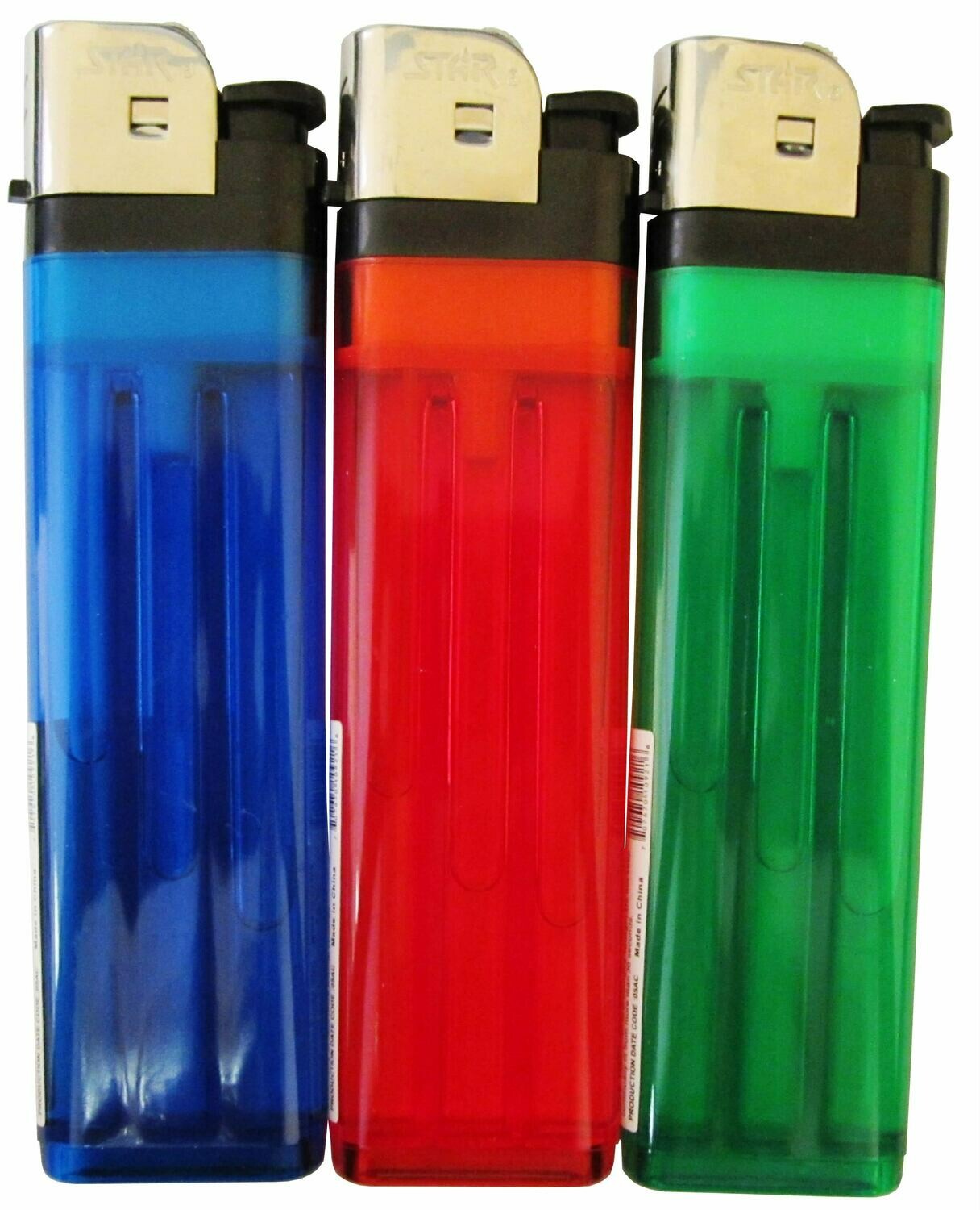 ASSORTED TRANSPARENT JUMBO SUPER SIZE XXL LIGHTER