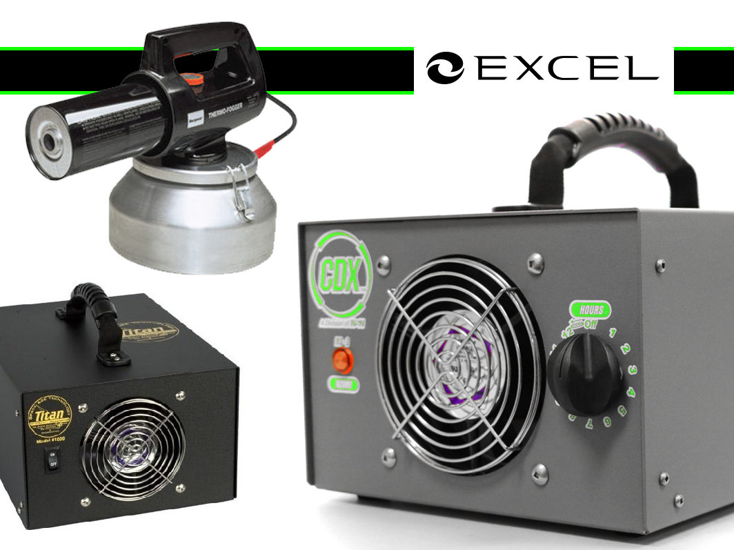 Fire, Smoke and Odor Equipment Cleaning and Restoration Supplies