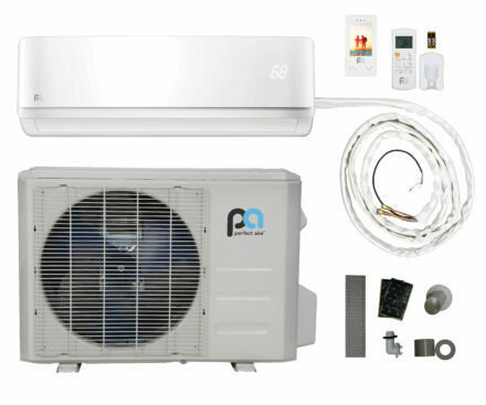 Perfect Aire 12000 BTU DIY Quick Connect Mini Split -22 SEER -115 Volt ...