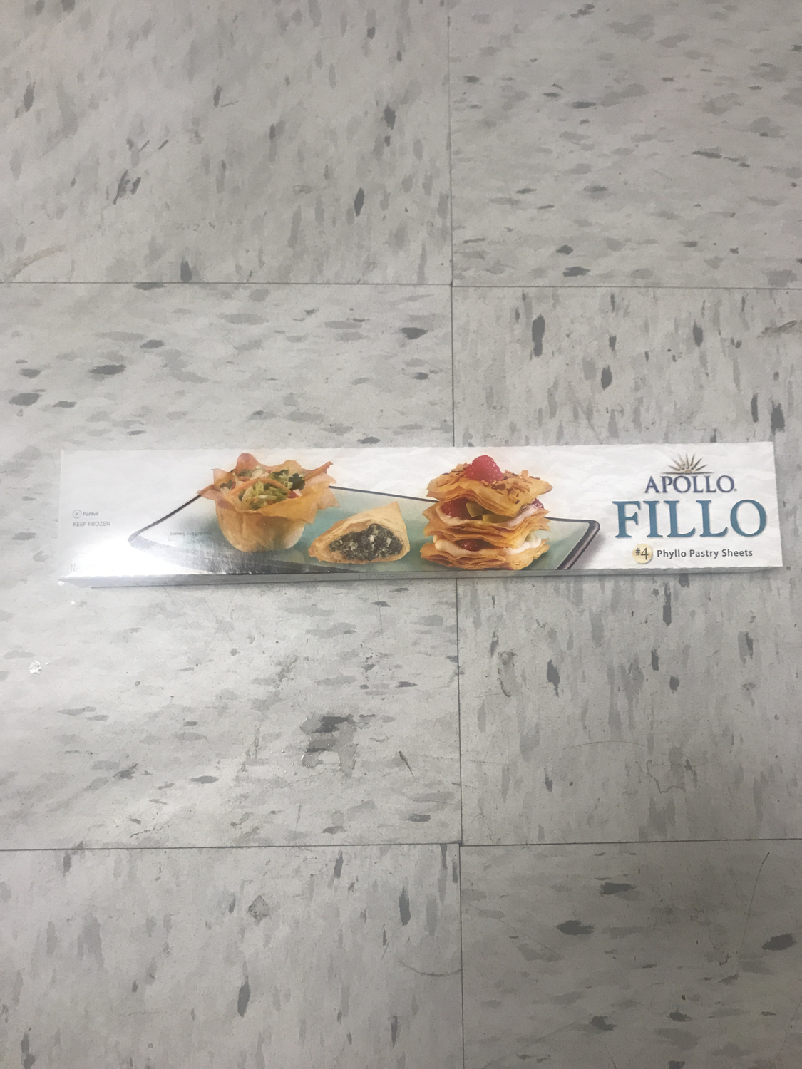 Apollo Fillo 4 Pastry Sheets 1Lb