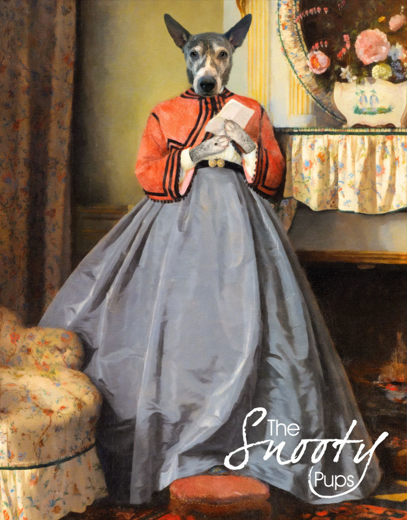 Victorian Custom Portrait Love Letters Pet portraits in costume