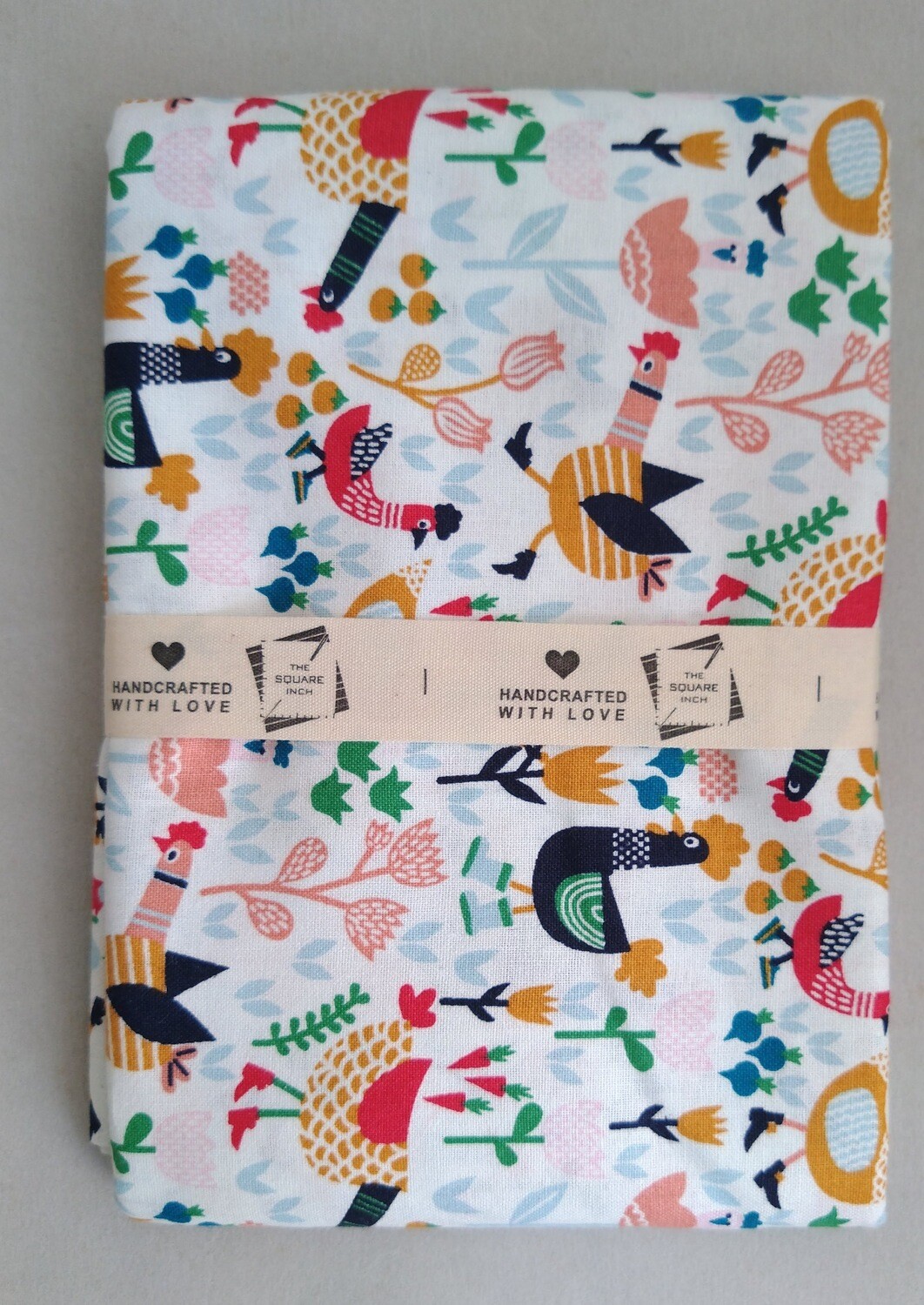 The Square Inch Quilting Fabric by the Yard 100 Cotton Birds of a feather Black Coloured