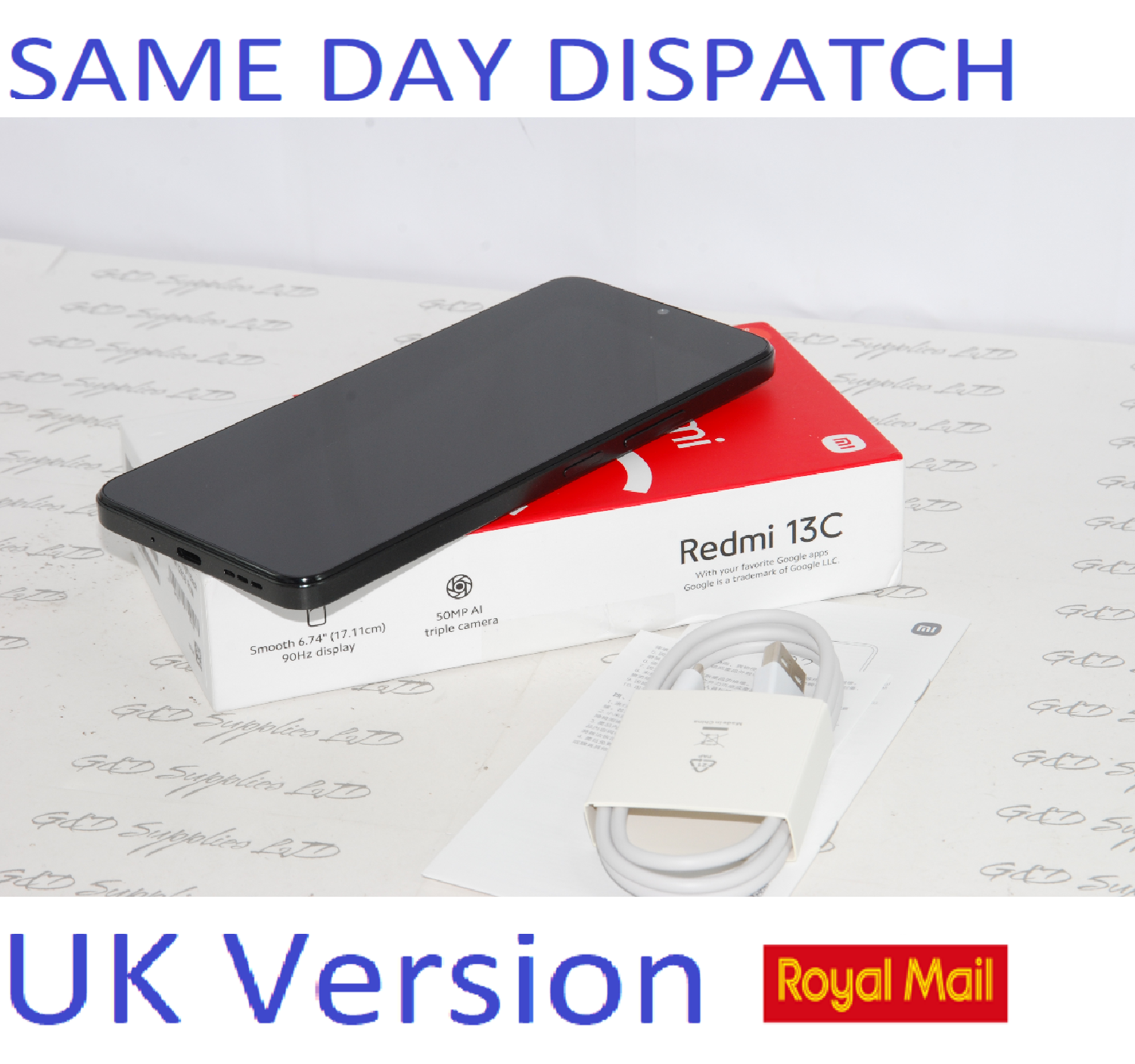 Xiaomi Redmi 13C 4G 128GB /8GB DualSim Unlocked UK Model Black New