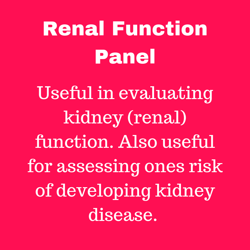 RENAL FUNCTION PANEL