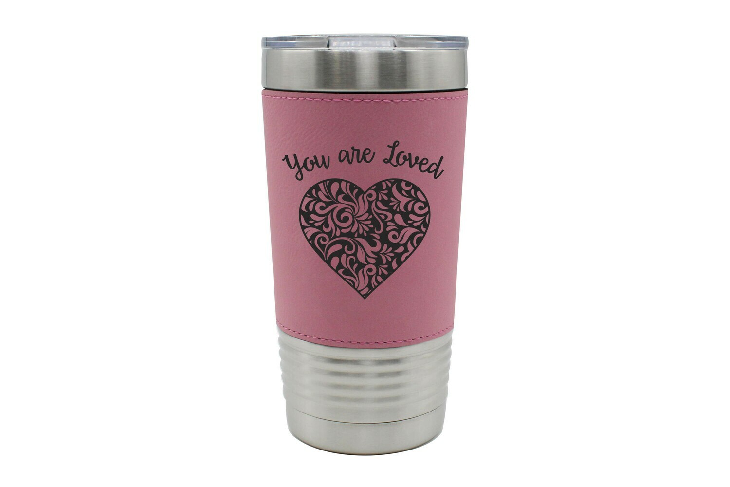 Leatherette 20 oz Heart You Are Loved Insulated Tumbler Store Define U