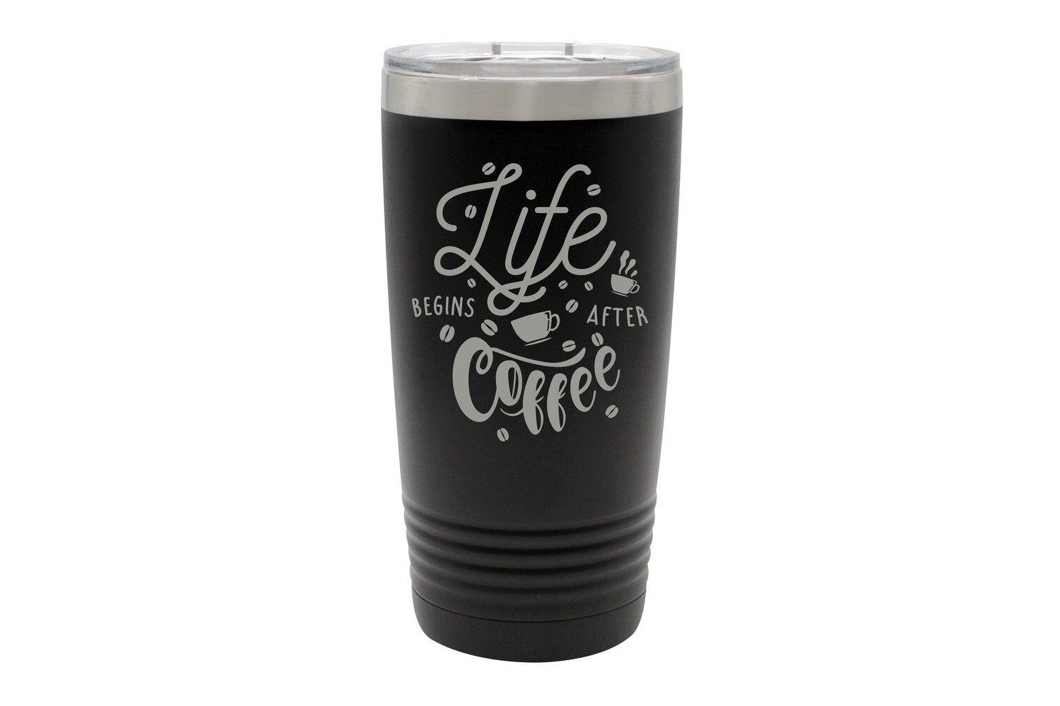 Life Begins After Coffee Insulated Tumbler 20 oz Store Define U