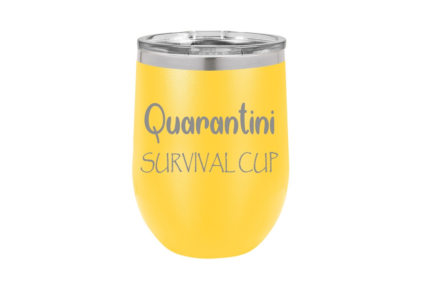 Quarantini Survival Cup Insulated Tumbler 12 oz Store Define U