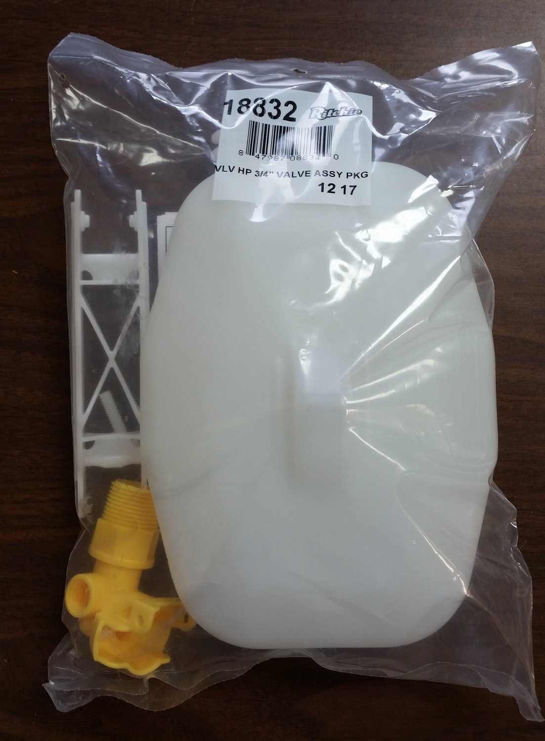 NEW Ritchie 3/4" HIGH PRESSURE VALVE ASSY 18832