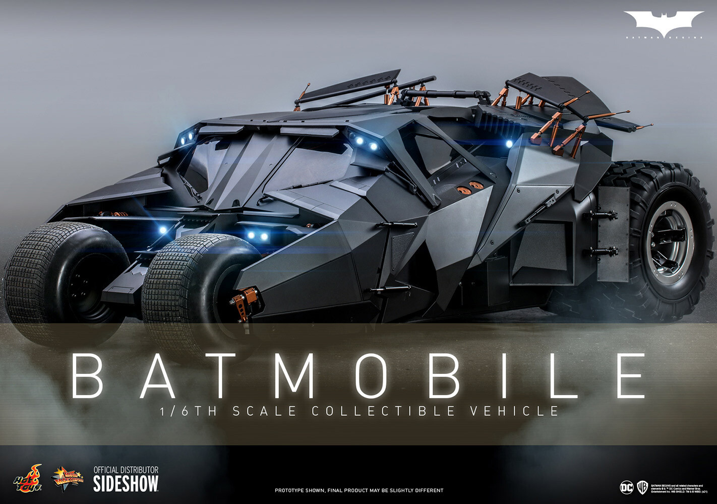 **PRE ORDER** Hot Toys The Batman Begins Batmobile 1/6 Vehicle