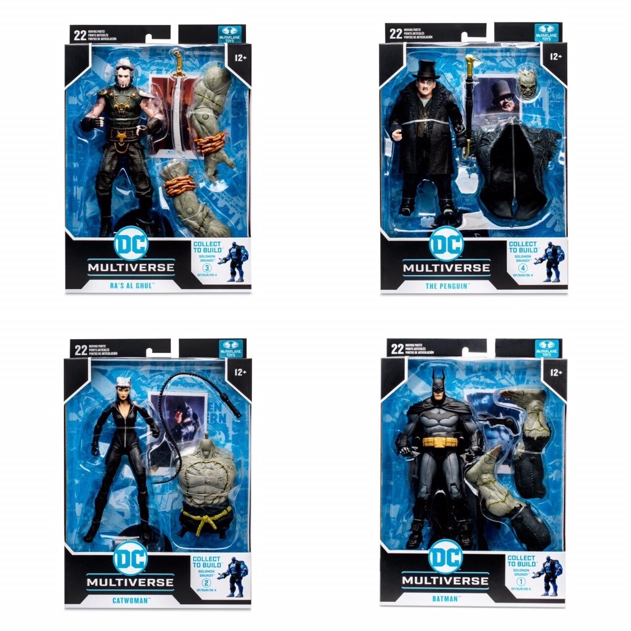 McFarlane Toys Arkham City DC Multiverse SET OF 4 Action Figures