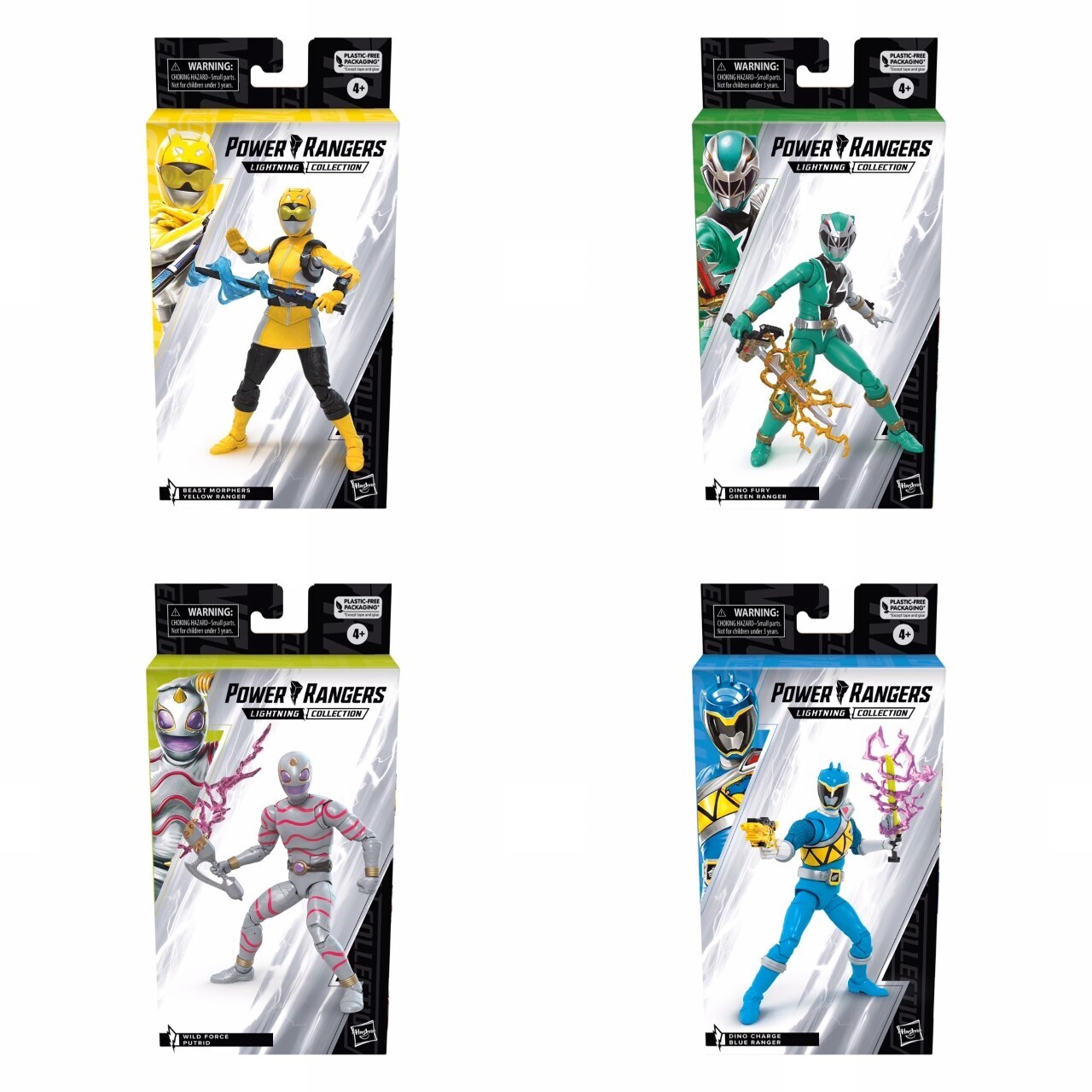 Power Rangers Lightning Collection Wave 13 Set of 4 Action Figures