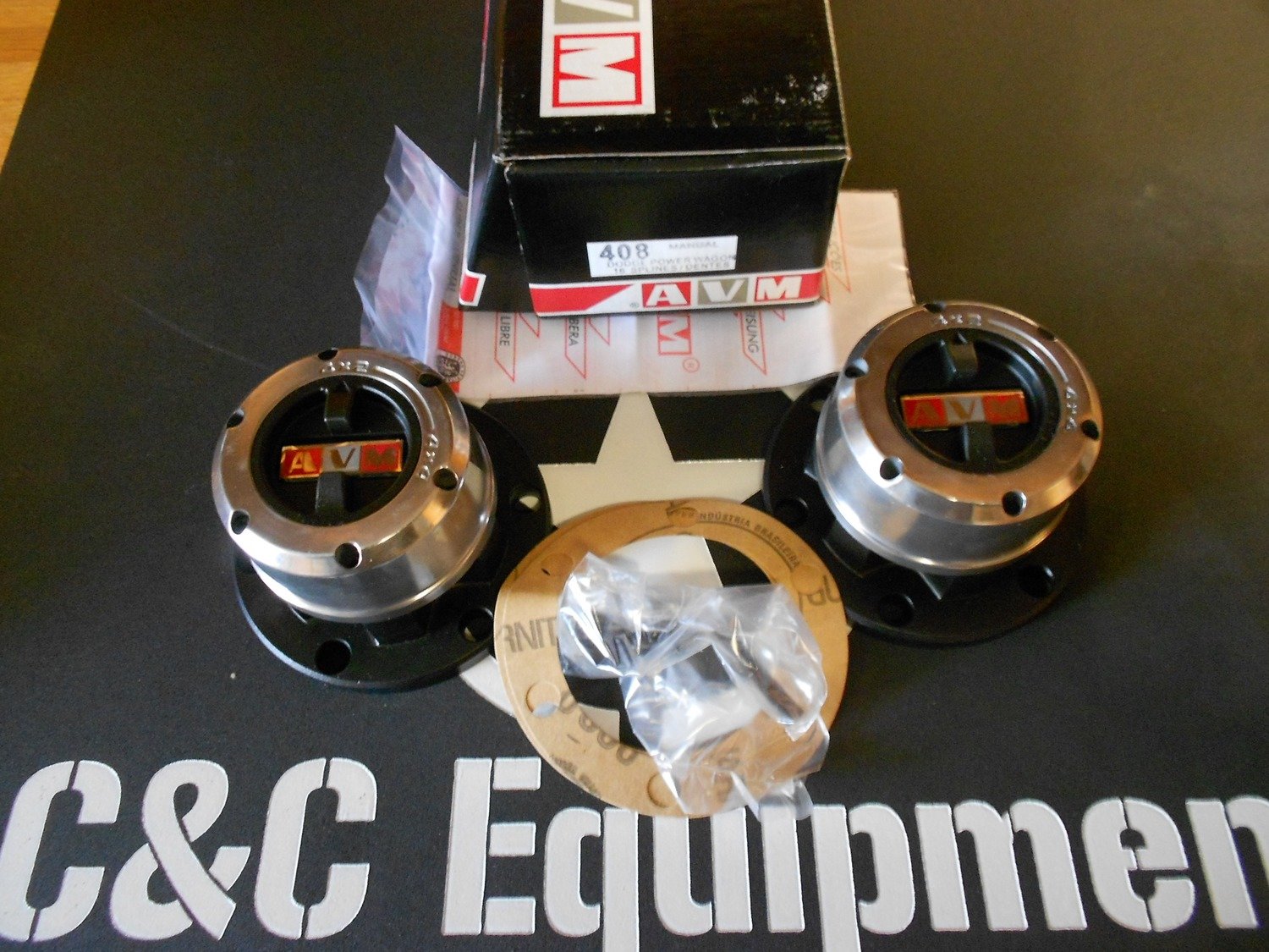 AVM 408 Locking hubs outs Power wagon WC50 60 Wc M37 b1 19411975 wm300