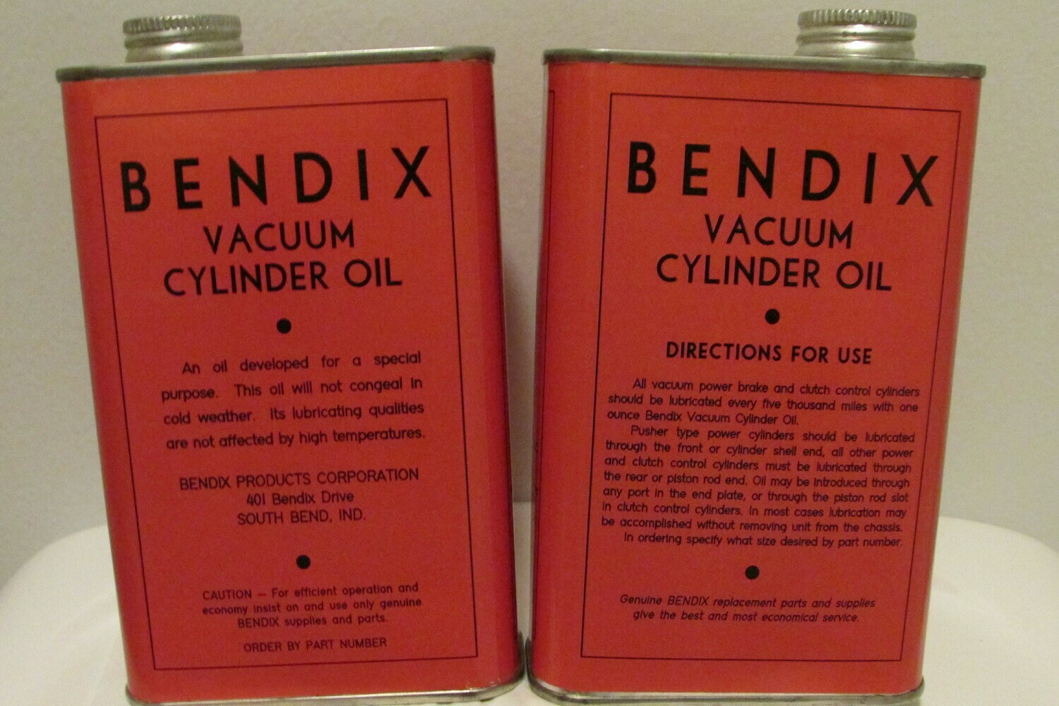 BENDIX Vacuum Cylinder Oil