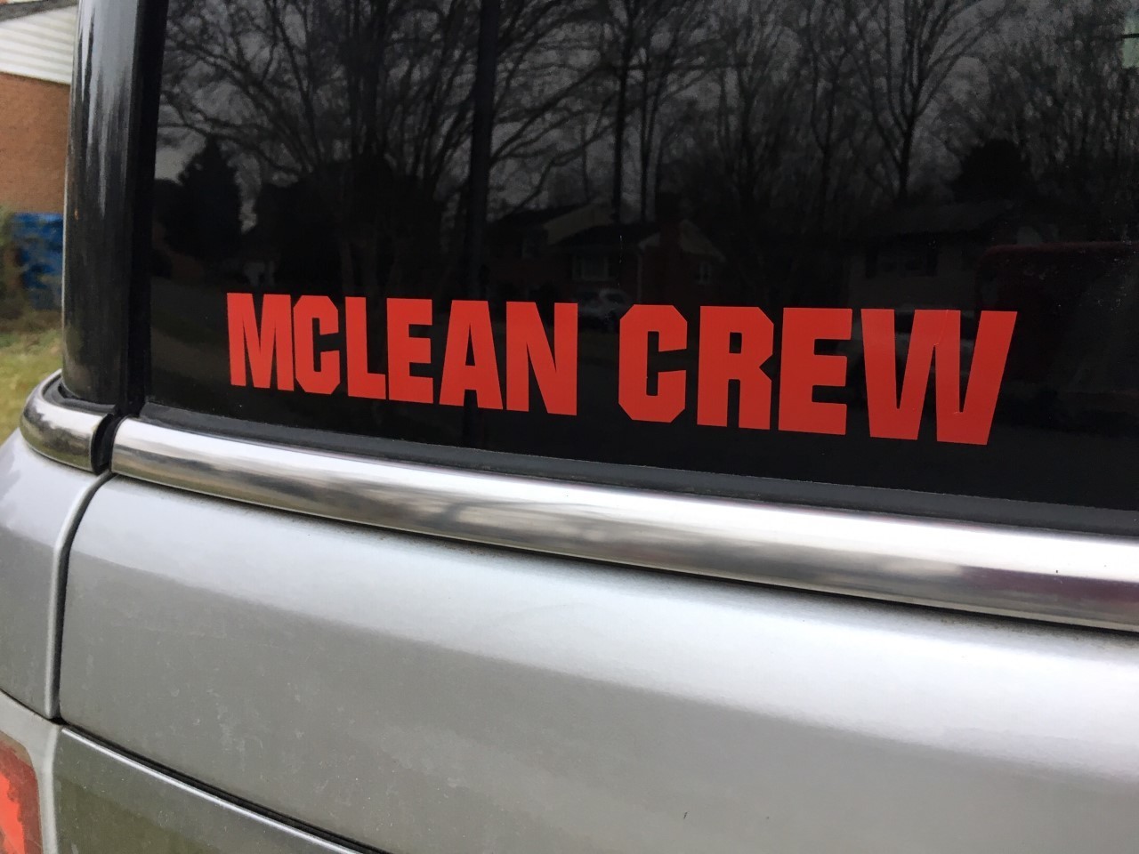 McLean Crew Car Sticker