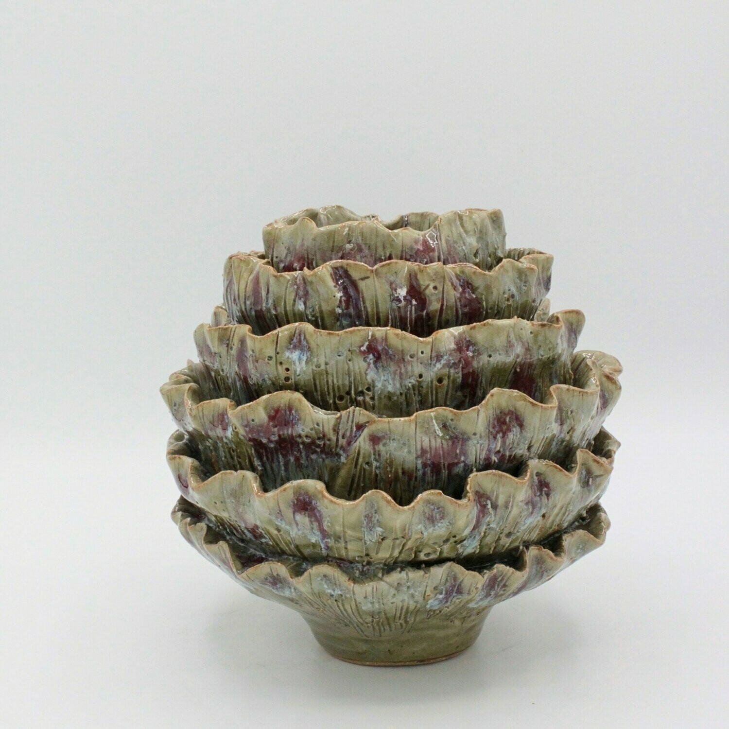 Vase 'Koralle' aus Keramik