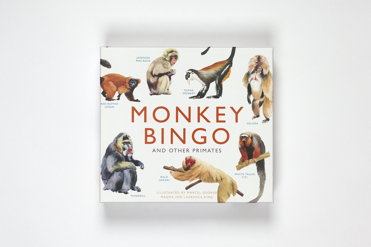 Monkey Bingo game children learning Upside Down Design