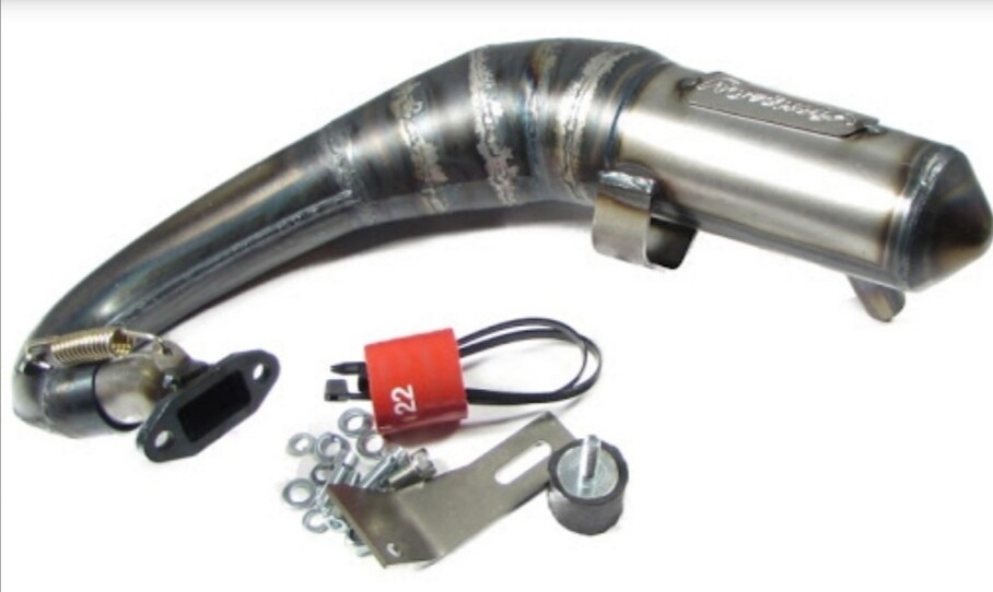 Victory rc Losi 5ive T silenced exhaust pipe