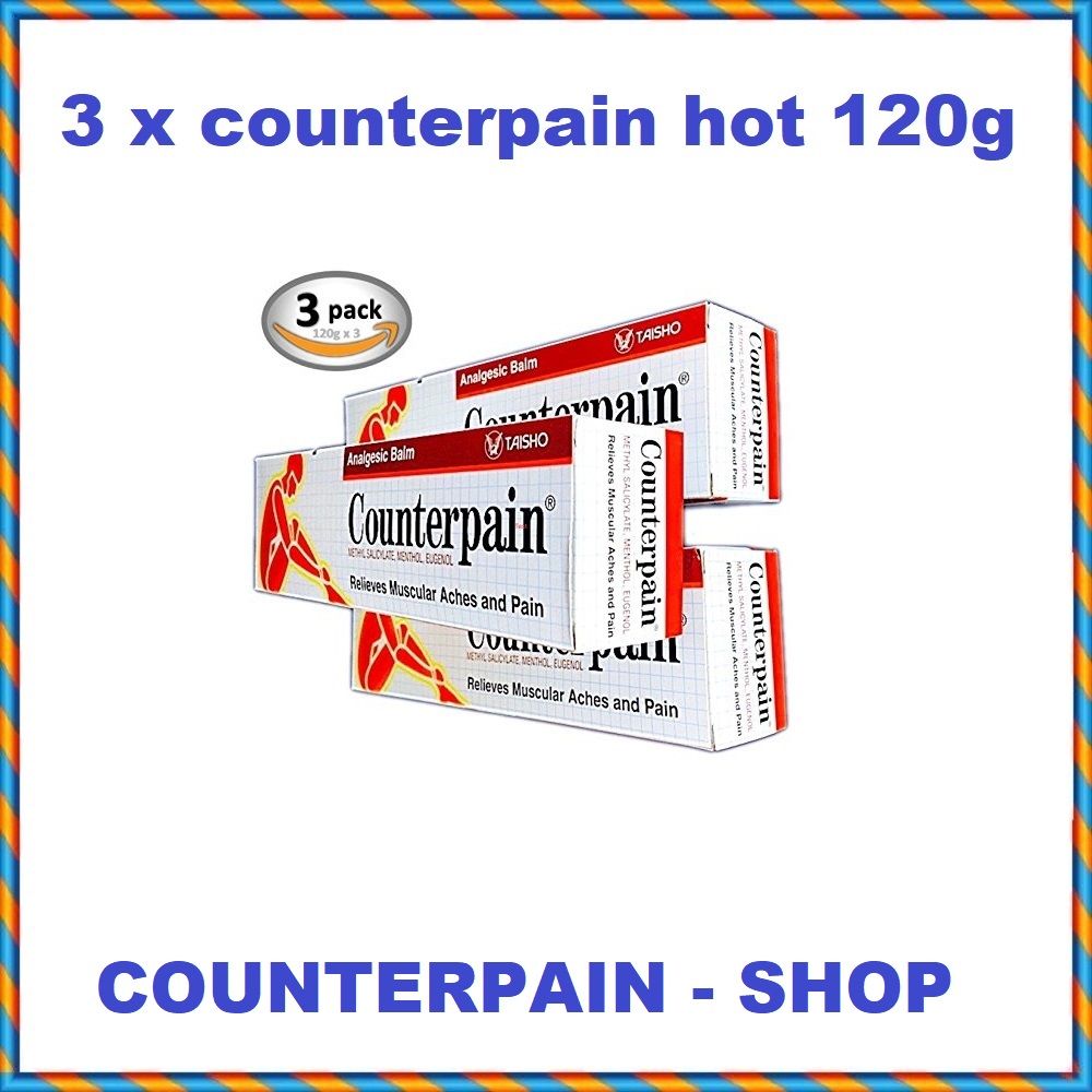 3 X Counterpain Hot 120g