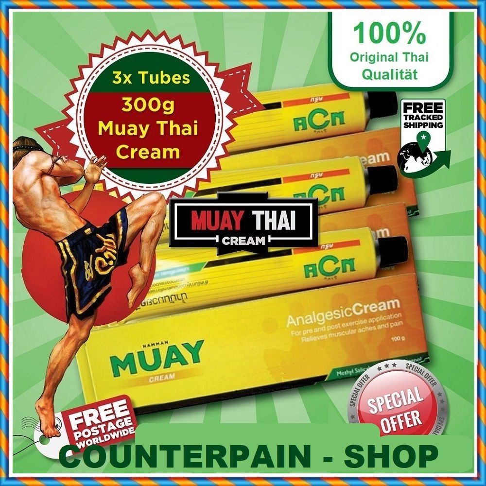 3 X Muay Thai Creme 100g
