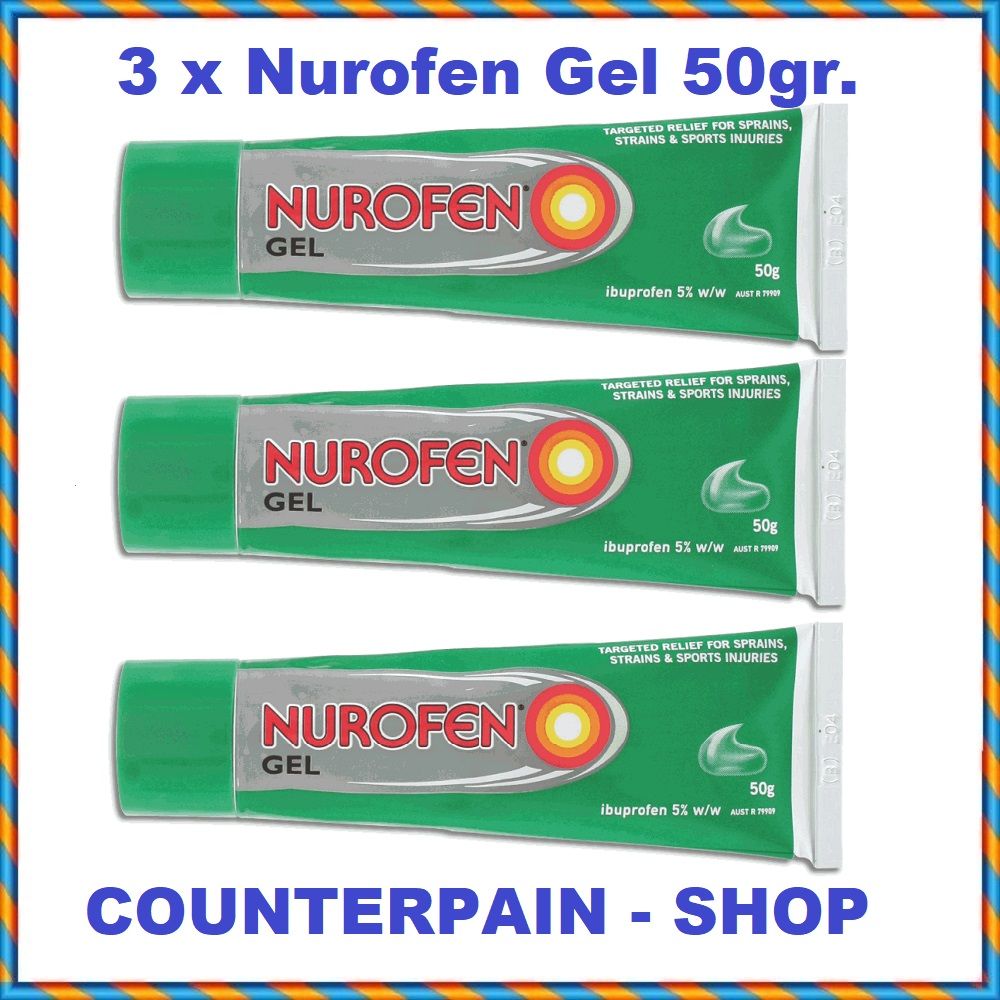 3 X Nurofen Gel