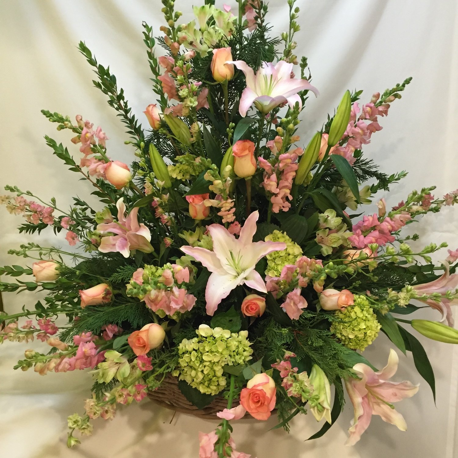 Feminine Fireside by Twigs Florist