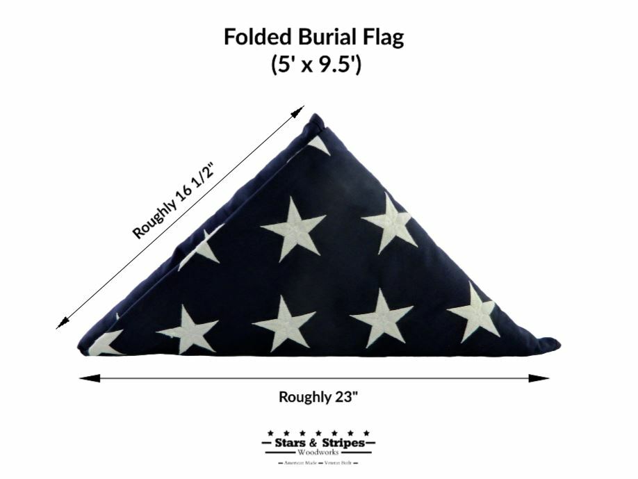5'x9.5' Burial/Interment Flag Display Cases