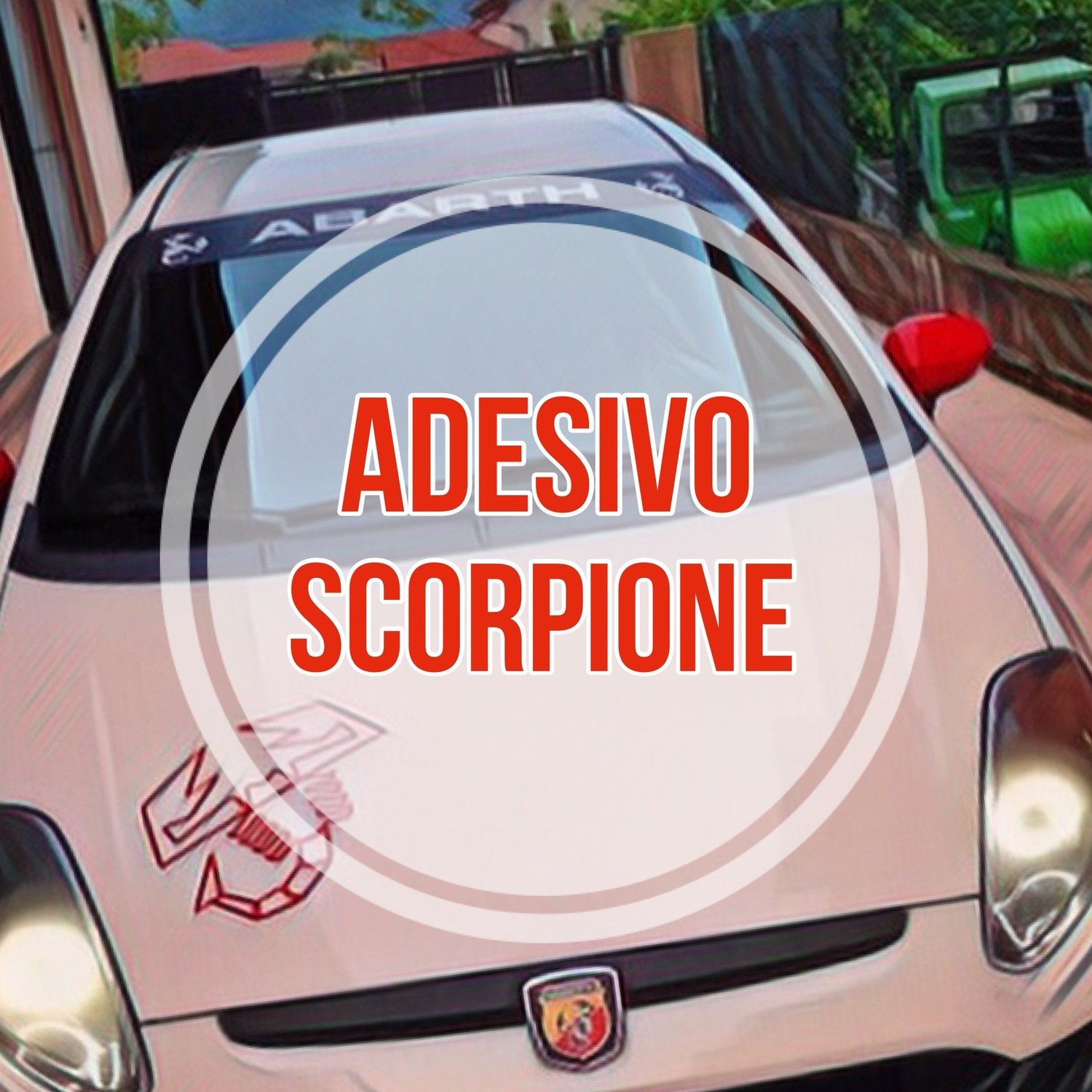 Quattroerre 14286 Adesivo 3D Scorpione per personalizzare logo auto