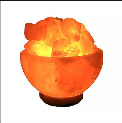 Braciere di Sale cm h15X15 Impianto Elettrico a norma CEE + lampadina da 15W con scatola