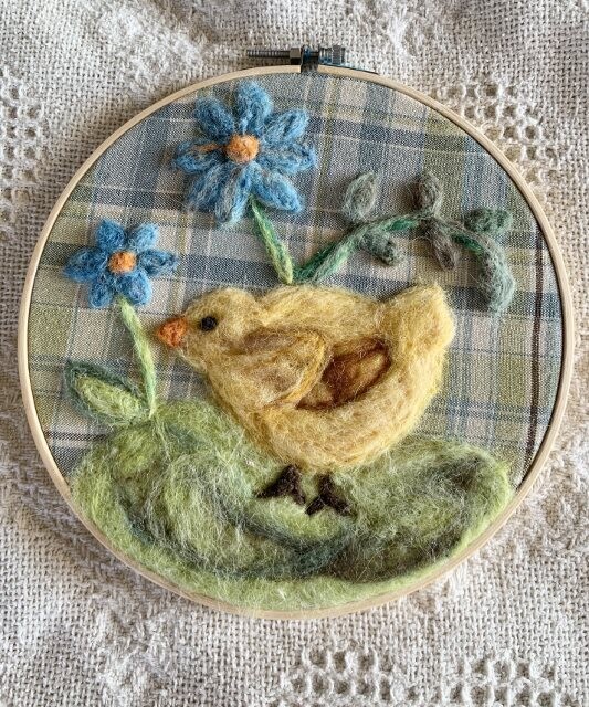 Fabric Art Needle Felting Class