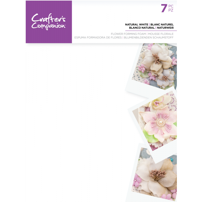 Flower Forming Foam Natural White (Pk 7)