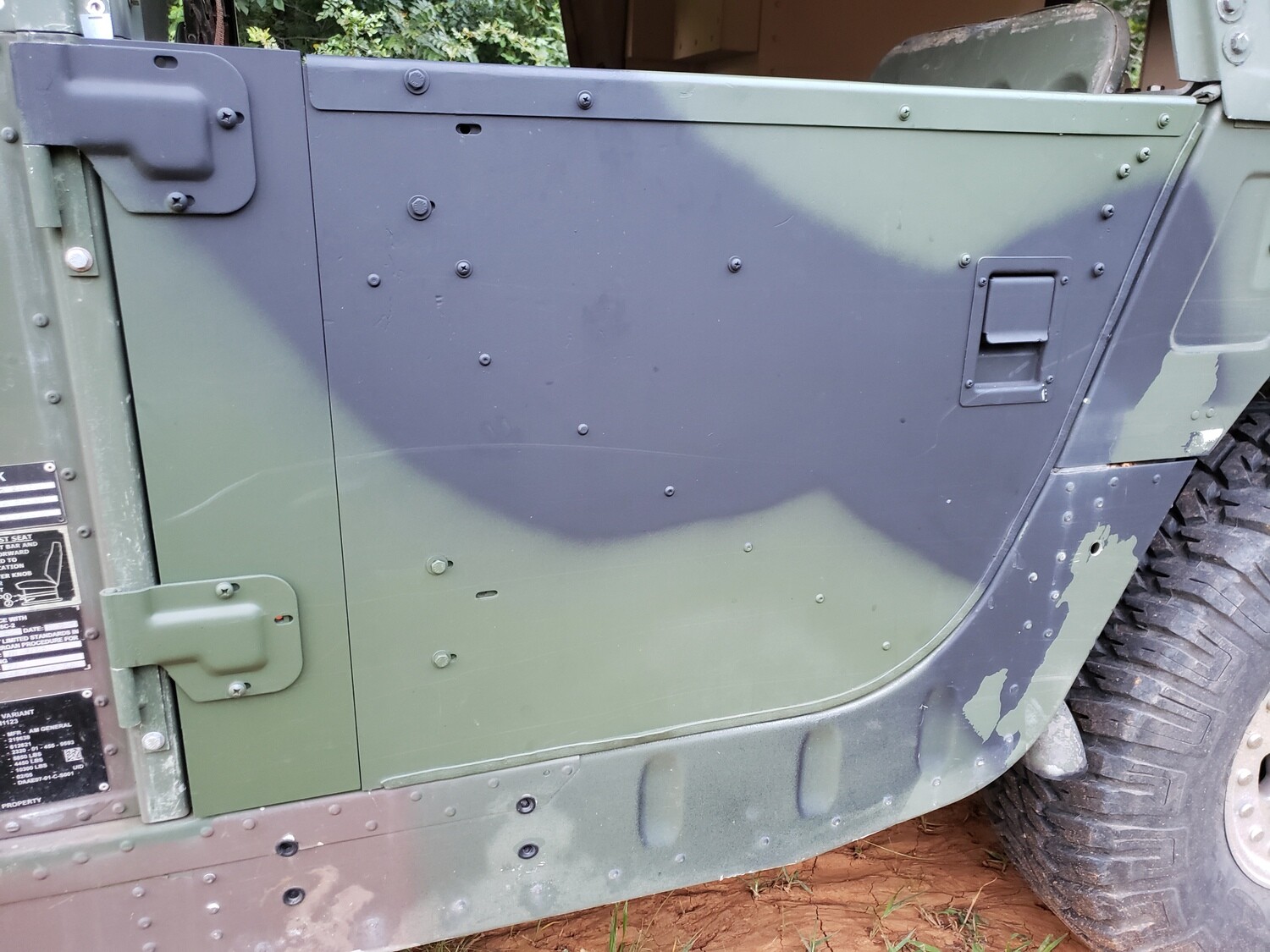 HMMWV M1152 Rear Half Door Filler Panels