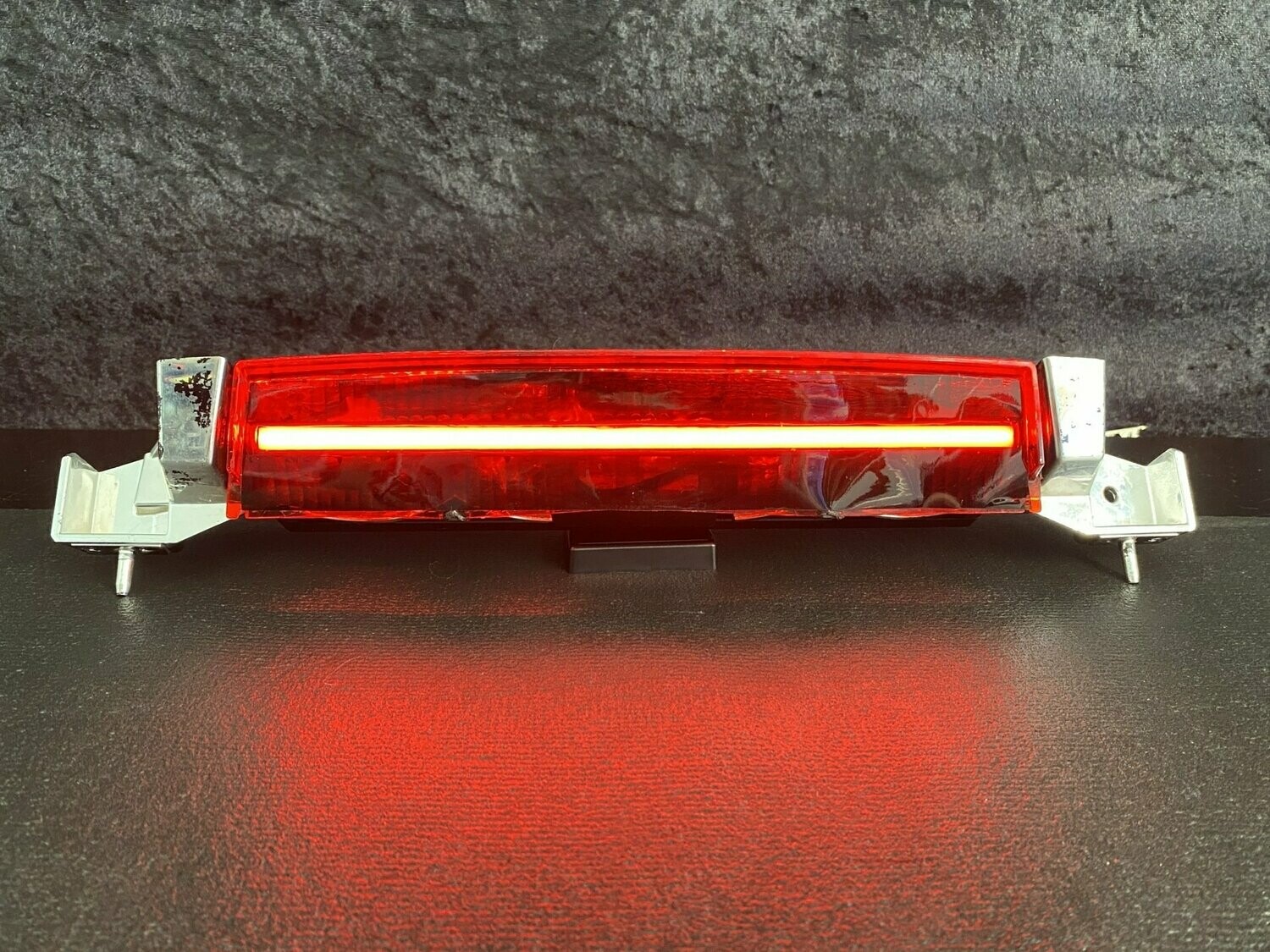 Cobalt 2door solid halo style strip 3rd brake light, clear smoked lens
