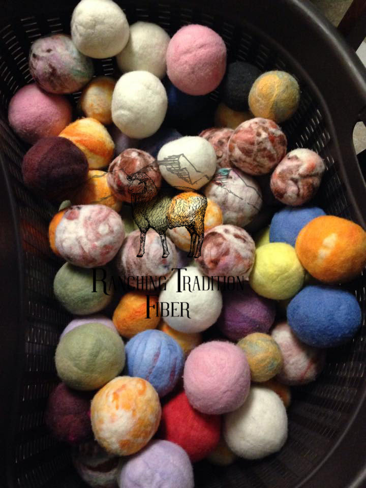 100 Wool Dryer Ball Set, EcoFriendly, Reusable