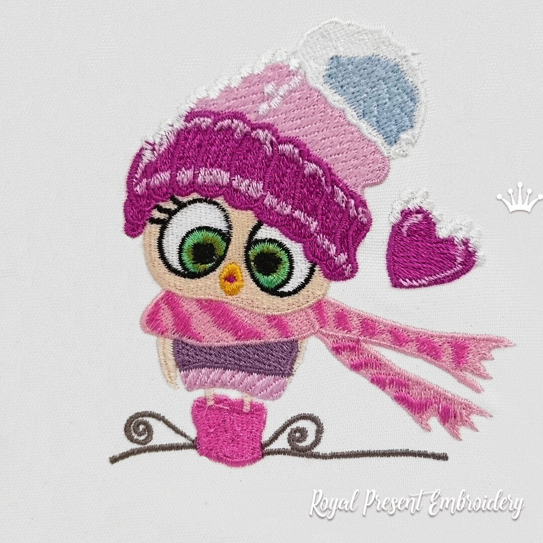 Machine jessecmault design cute cartoon owl  royal present jessecmault