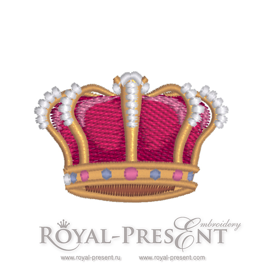 Machine jessecmault design monarch crown  royal present jessecmault