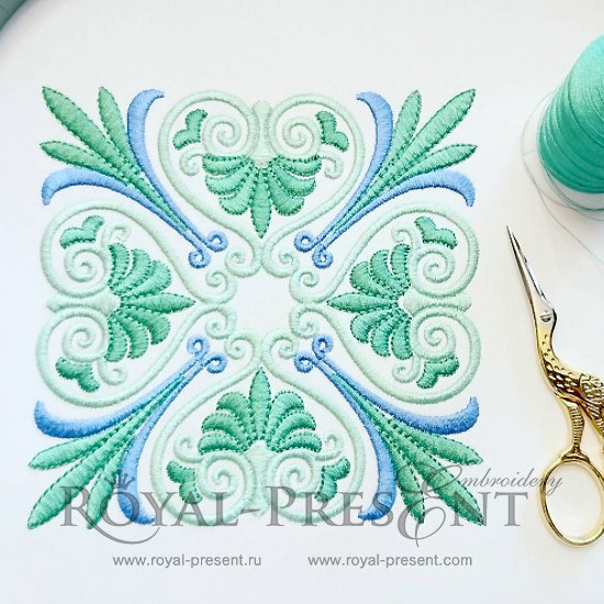 Machine Embroidery Design Vintage Greek Ornament Royal Present Embroidery machine embroidery