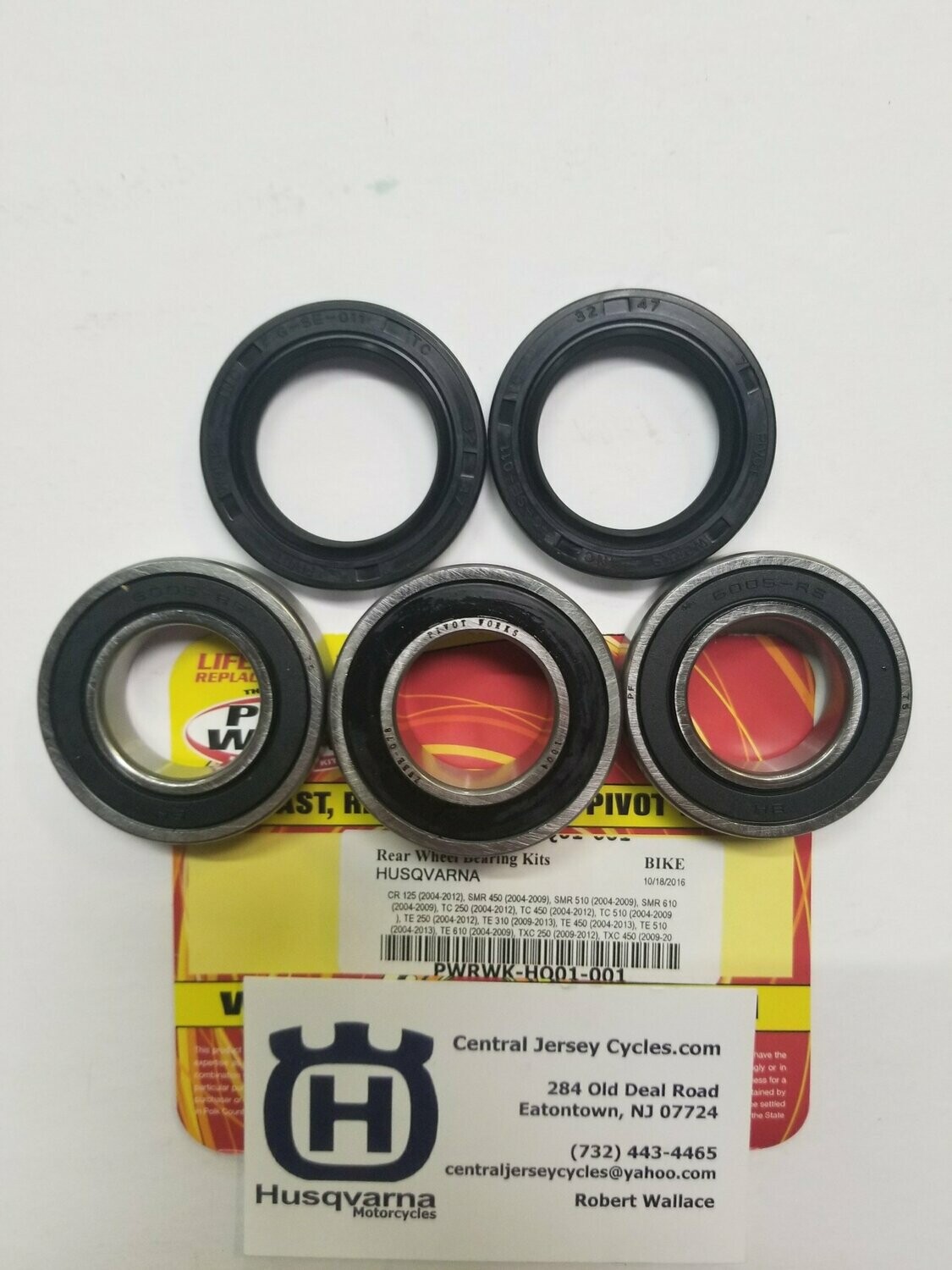 HUSQVARNA REAR WHEEL BEARING KIT
