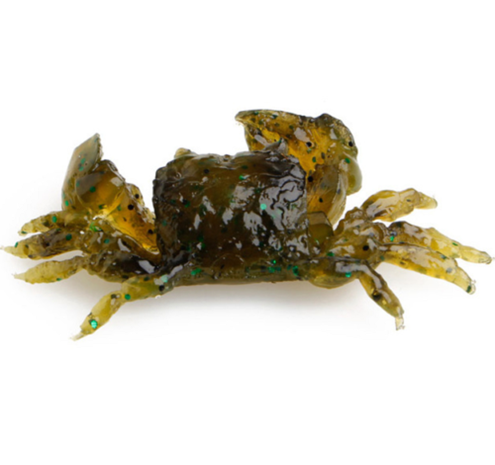 3 x Peeler 3D Manic Crab Lure 4/0 Double Hook Boat Wreck Beach Fishing