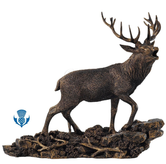 BORDER FINE ARTS CLASSICS HIGHLAND MAJESTY BRONZED BFAB0220A