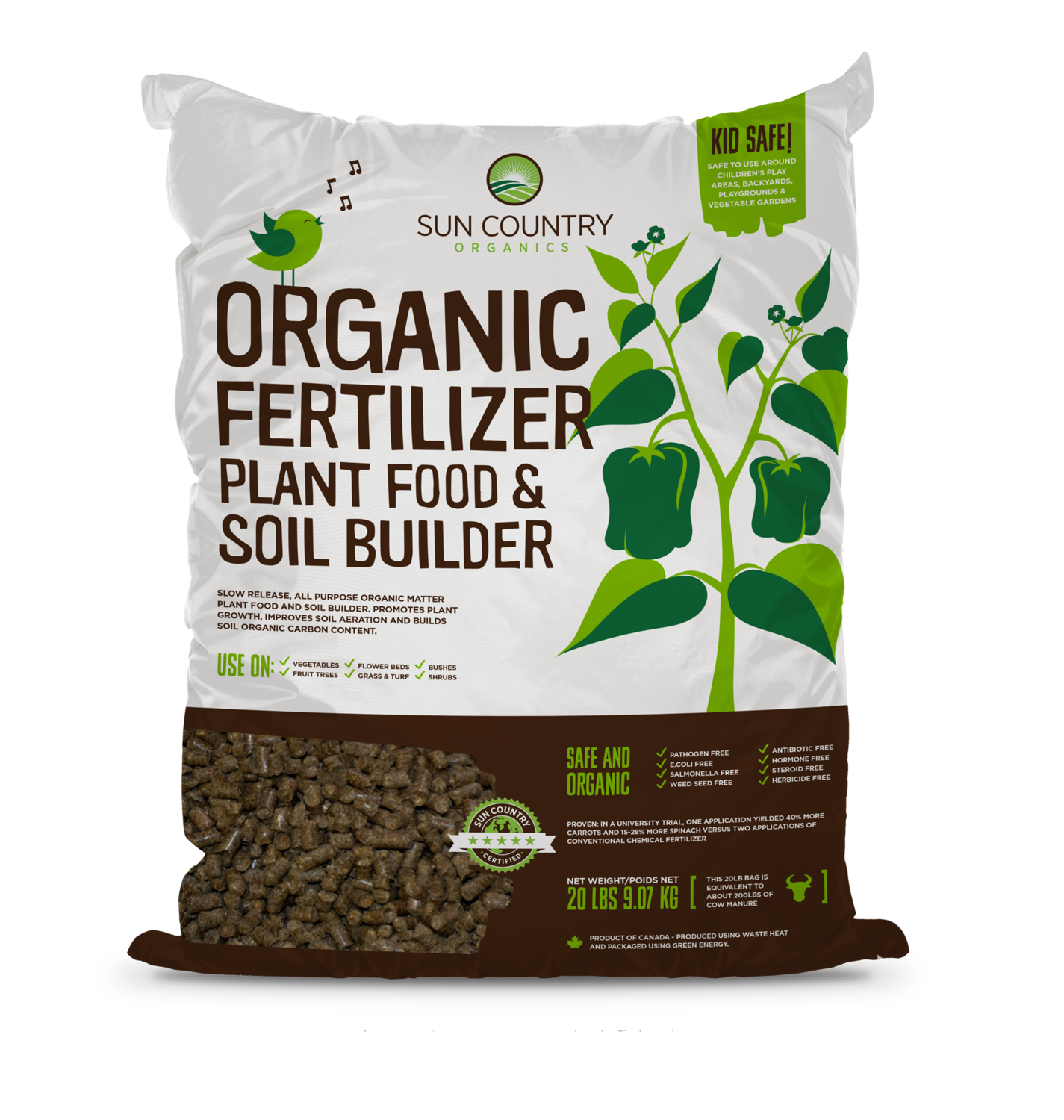 Organic Plant Food & Soil Builder, 20 lb. Shop Sun Country Eco Store